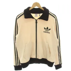アディダスオリジナルス adidas originals プレミアムベッケンバウアーリュクストラックトップ ジャケット ブルゾン コーデュロイ 切替 XL アイボリー 黒 ブラック IY2910 /HN36のサムネイル