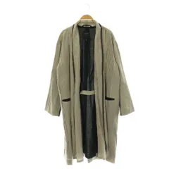 パドカレ pas de calais ウール リネン混 スプリングコート 36 グレー ブラック /ES ■OSのサムネイル