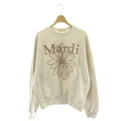 マルディメクルディ Mardi Mercredi 26SS フラワー刺繍クルーネックスウェット トレーナー プルオーバー F ライトグレー ベージュ /CX ■OS ■SHのサムネイル