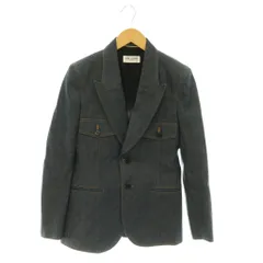 サンローラン パリ SAINT LAURENT PARIS デニムテーラードジャケット 2B 総裏地 F34 インディゴ 685158 /HS ■OSのサムネイル