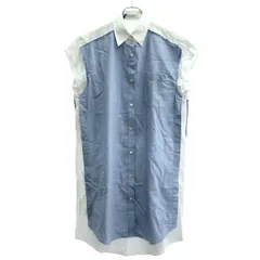 J.W.ANDERSON ジェイダブリュー アンダーソン Double Layer Shirt Dress シャツワンピース DR0327PG1140856 ブルー EU36のサムネイル