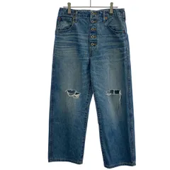 JUNYA WATANABE COMME des GARCONS ジュンヤワタナベ コムデギャルソン 21AW ニークラッシュデニムパンツ JH-P103 インディゴブルー XSのサムネイル