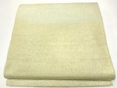 平和屋着物●桝屋高尾　ねん金綴錦　全通柄袋帯　段霞文　金糸　正絹　逸品　CABJ8585hyのサムネイル