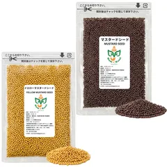 Mam Rasoi 【インド料理の定番】マスタードシード 2種 セット イエロー ブラウン 各100ｇ スパイス ホール シード ピクルス テンパリングのサムネイル