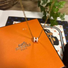 mymtk様専用⭐︎HERMES ポップアップネックレス ホワイト シルバー