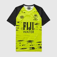 【送料無料・匿名配送】Umbro アンブロ フィジー 代表 2026/27 公式 レプリカ トレーニング Tシャツ ライム 半袖 新品 正規品のサムネイル