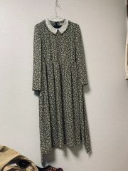 ALDINリネンマキシ丈ワンピース羽織にも オールドマンズテイラー