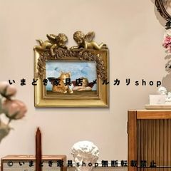極美品 アンティーク調 エンジェル 天使 オーナメント 写真立て 全て