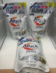 3個セット アタック ZERO液体史上 最高峰の消臭 つめかえ用 1460g--531503 4901301466303のサムネイル