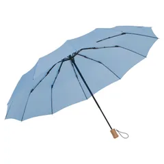 mabu マブ 折りたたみ傘 雨傘 和傘 日傘 軽量 晴雨兼用 メンズ レディース 55cm 遮蔽率90％以上 UVカット 12本骨 江戸 SMV-4054、天青のサムネイル