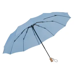 mabu マブ 折りたたみ傘 雨傘 日傘 晴雨兼用傘 メンズ レディース 55cm 軽量 遮熱 UVカット 遮光、天青のサムネイル