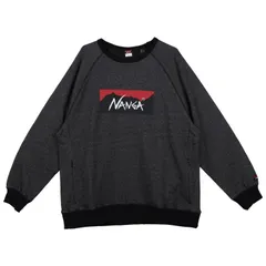 NANGA ナンガ スウェット トレーナー エコ ハイブリット ボックスロゴ メンズ ECO HYBRID BOX LOGO SWEATSHIRT NW2311-1F201、ブラックのサムネイル