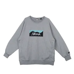 NANGA ナンガ スウェット トレーナー エコ ハイブリット ボックスロゴ メンズ ECO HYBRID BOX LOGO SWEATSHIRT NW2311-1F201、L.GY/TQのサムネイル