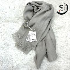 タグ付き未使用品♡ロロピアーナ リネン100% ストール 大判 フリンジ