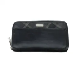 ブラックレーベルクレストブリッジ BLACK LABEL CRESTBRIDGE 長財布 ウォレット レザー ロゴ ラウンドファスナー 黒 ブラック ■GY11 /MQのサムネイル