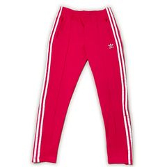 古着  アディダス トラックパンツ トレフォイルロゴ レッド 2XO adidas アディダス トラックパンツ ファイヤーバード 刺繍 ピンク L