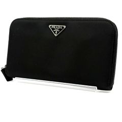 PRADA プラダ ラウンドファスナー 長財布 ナイロン 三角ロゴプレート