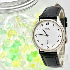メンズ 美品 SEIKO 7N43-9080 361337 2003年製 ホワイト文字盤