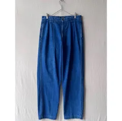 90s DOCKERS デニム スラックス / ツータック パンツ LEVI’S USA ビンテージ P6-06015-9550のサムネイル