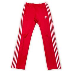 adidas アディダス トラックパンツ ファイヤーバード 刺繍 ピンク L