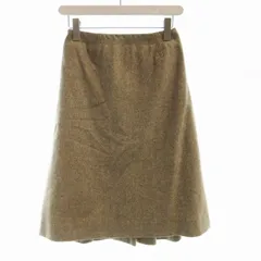 ニナリッチ NINA RICCI フレアスカート ひざ丈 34 ベージュ /ROのサムネイル