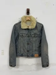 (S)アバクロンビー レディース デニム シェルパジャケットのサムネイル