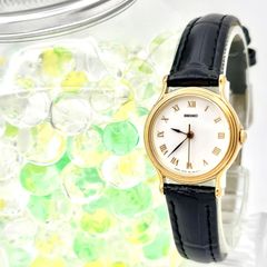 希少 SEIKO 手巻き ペンダントウォッチ ゴールド ローマン ラウンド