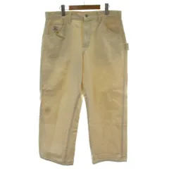 ポインター POINTER ペインターパンツ ワイドパンツ W36L32 アイボリー 長ズボン 無地 フルレングス /GG ■GY70のサムネイル