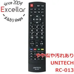 [bn:0] UNITECH　テレビ LCH2411V LCH3211V用リモコン　RC-013のサムネイル