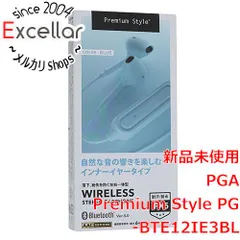 [bn:5] PGA　ワイヤレスステレオイヤホン Premium Style　PG-BTE12IE3BL　ブルーのサムネイル