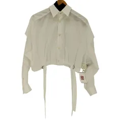 ウジョー Ujoh Double Belt Cropped Shirt レディース  2のサムネイル
