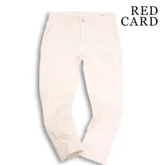 RED CARD × BLUE WORK レッドカード × トゥモローランド TL22895 ストレッチ スリム チノ パンツ 日本製 Sz.30 メンズ 白のサムネイル