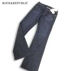 【新品 未使用 Y2K】 ROCK&REPUBLIC ロックアンドリパブリック USA製★ ブーツカット デニム パンツ ジーンズ Sz.30 メンズのサムネイル