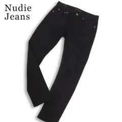 Nudie Jeans ヌーディージーンズ 【Skinny Lin】 ストレッチ スキニー デニム パンツ ジーンズ Sz.30 メンズ 黒のサムネイル