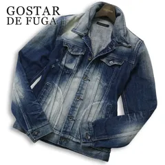 GOSTAR DE FUGA ゴスタール ジ フーガ 通年★ 【Thunder Storm デニムジャケット】 USED加工 スリム Ｇジャン Sz.44 メンズのサムネイル