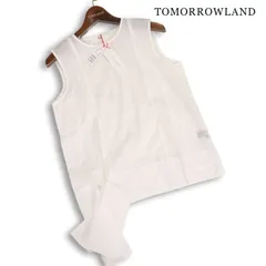 【新品 未使用】 TOMORROWLAND トゥモローランド 春夏★ アシンメトリー ブラウス タンクトップ Sz.36 レディースのサムネイル