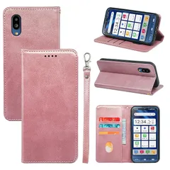 【新品】 iCarez シンプルスマホ6 / シンプルスマホ7 用 ケース 手帳型 ? ?[2026新デザイン]? PUレザー TPU 耐衝撃 防塵 マグネット式 スタンド機能 携帯ケース カードポケット3枚収納 A201SH / sumaho6 /sum 0のサムネイル