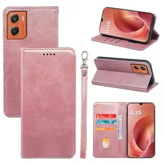 【新品】 iCarez 対応 Motorola moto g06 用 ケース 手帳型 ? ?[2026新デザイン]? PUレザー TPU 耐衝撃 防塵 マグネット式 スタンド機能 携帯ケース カードポケット3枚収納 モトローラ モトg06 対応 6.9イン 0のサムネイル