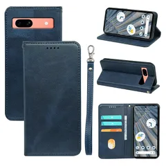 【新品】 iCarez Google Pixel 7A 用 ケース 手帳型 ? ?[2026新デザイン]? PUレザー TPU 耐衝撃 防塵 マグネット式 スタンド機能 携帯ケース カードポケット3枚収納 グーグルピクセル7a 対応 6.1インチ スマホケ 0のサムネイル