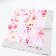 ハナエモリ スカーフ ブランド 花柄 レディース ライトグレー HANAE MORI 森英恵 【中古】のサムネイル