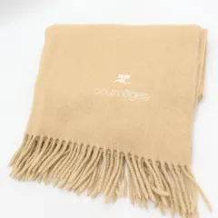 クレージュ マフラー ブランド 無地 ロゴ レディース ベージュ courreges 【中古】のサムネイル