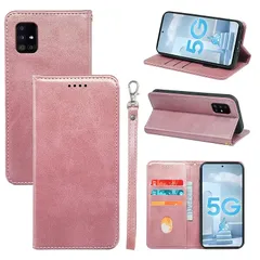 【新品】 iCarez Galaxy A51 5G 用 ケース 手帳型 ? ?[2026新デザイン]? PUレザー TPU 耐衝撃 防塵 マグネット式 スタンド機能 携帯ケース カードポケット3枚収納 ギャラクシー A51 5G SC-54A SCG07  0のサムネイル