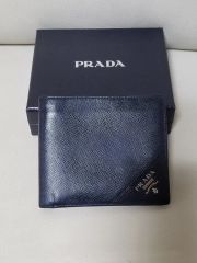 最高峰✨️プラダ マネークリップ サフィアーノ レザー シルバー金具