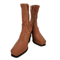 ステラマッカートニー STELLA McCARTNEY カウボーイ ジップ ストレッチ アンクル ブーツ レディース EUR：37 のサムネイル