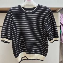 新品未使用】ルルウィルビー ボーダー サマーニット アルアバイル