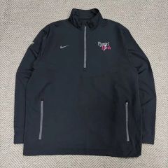NIKE】ブラック ナイロンジャケット ハーフジップ ウィンドブレーカー