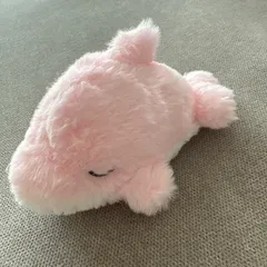 Amuse すやすやBABY イルカ 手のひら ぬいぐるみ ピンク 水族館のサムネイル