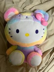 アメリカ限定 BTS ハローキティ レインボーシャー ベットぬいぐるみ