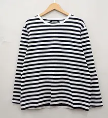 ★8836☆AUBERGE × Brilla per il gusto オーベルジュ×ブリッラペルイルグスト ボーダー ロンTシャツ　40のサムネイル