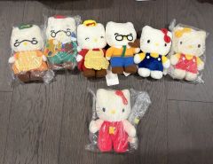 激レア キティちゃんファミリー勢揃い ぬいぐるみ 当時物 平成レトロ